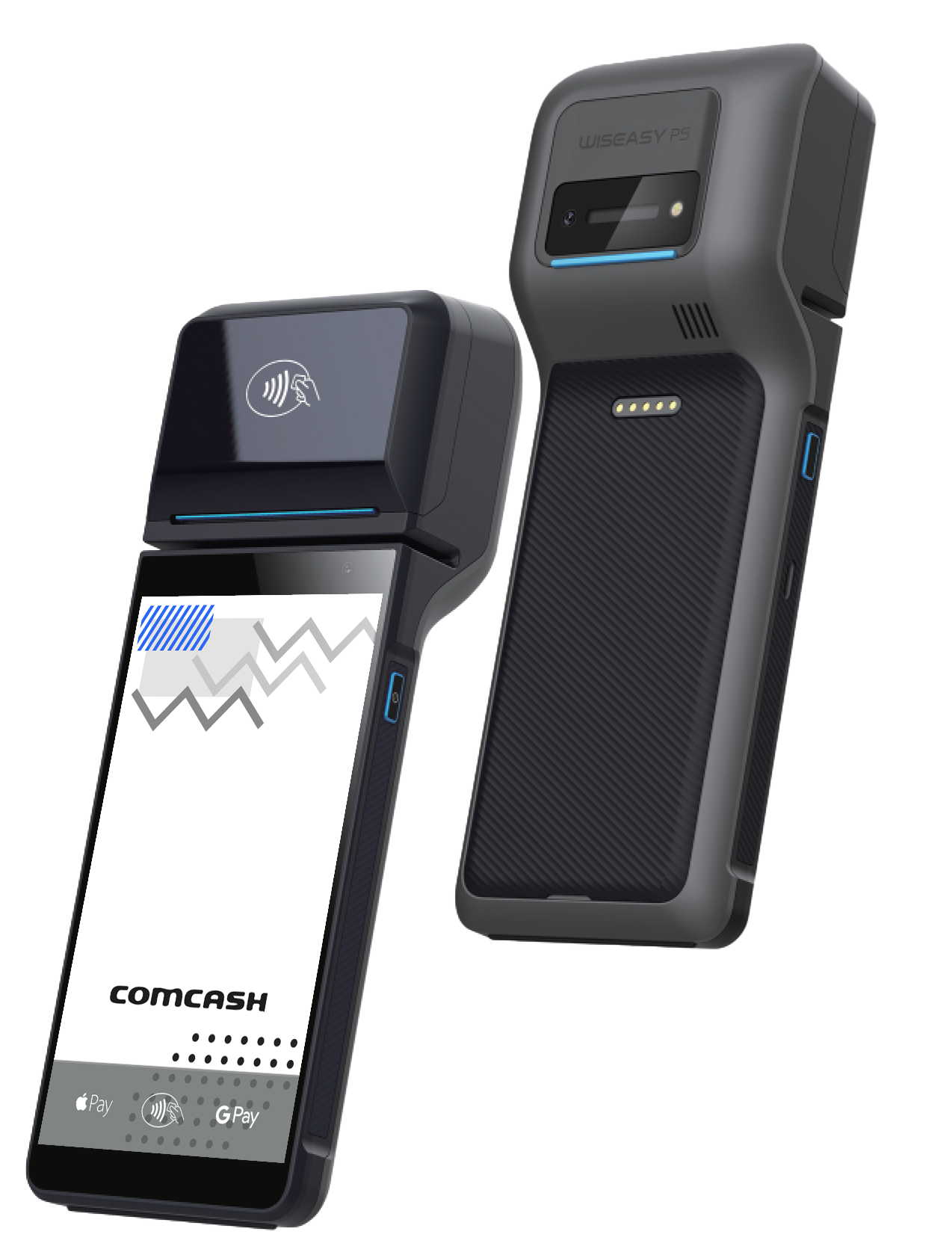 Comcash Wiseasy-P5 back-front